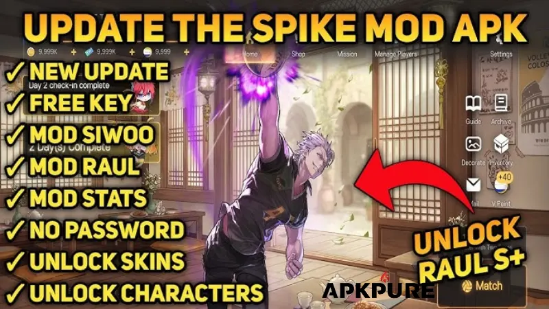 Fitur Unggulan The Spike MOD APK